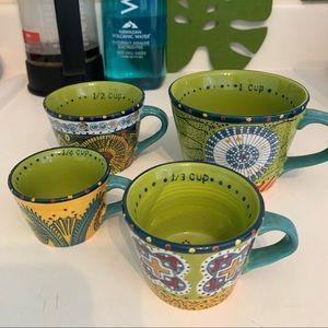 💮SOLD💮Anthro home measuring cups set of 4